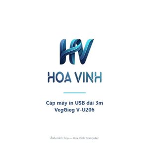Cáp máy in USB dài 3m VegGieg V-U206