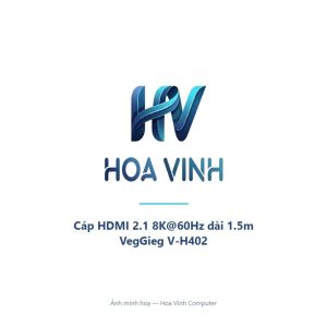 Cáp HDMI 2.1 8K@60Hz dài 1.5m VegGieg V-H402