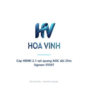 Cáp HDMI 2.1 sợi quang AOC dài 25m Ugreen 55507